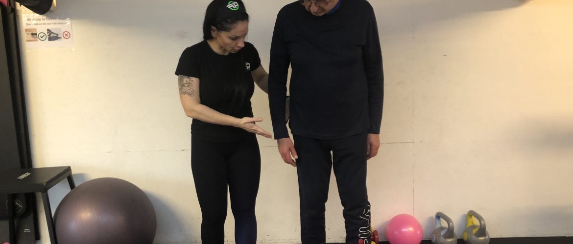 osebni trener na delu